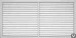 фото Решетка радиаторная горизонтальная 30 белая